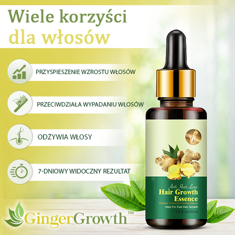 GingerGrowth™ Imbirowe Serum na Porost Włosów