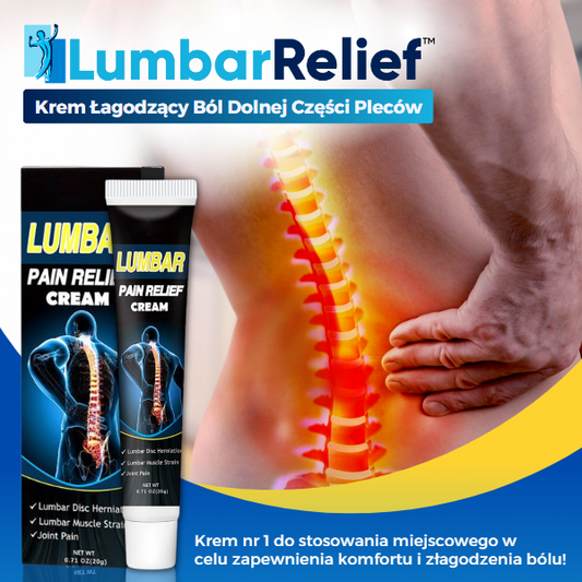 LumbarRelief™ Krem Łagodzący Ból Dolnej Części Pleców