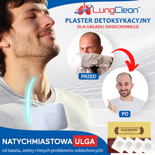 LungClean™ Plaster Detoksykacyjny dla Układu Oddechowego